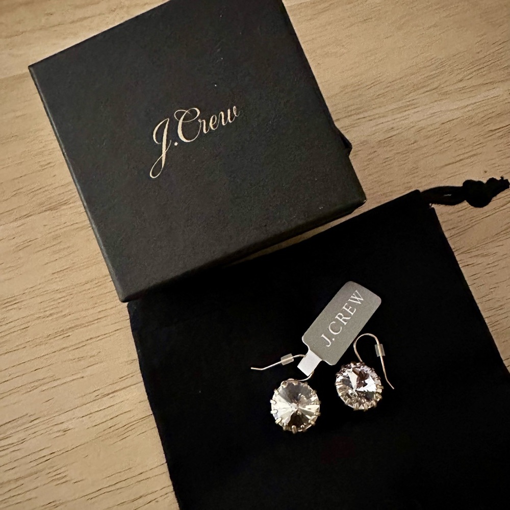 J. Crew Crystal Earrings